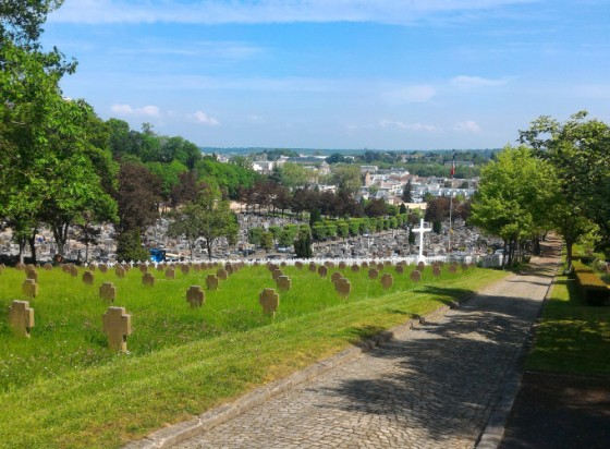 tombes dans de l'herbe
