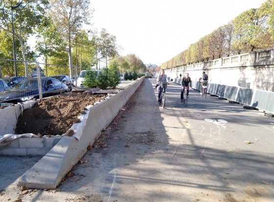 aménagement piste cyclable