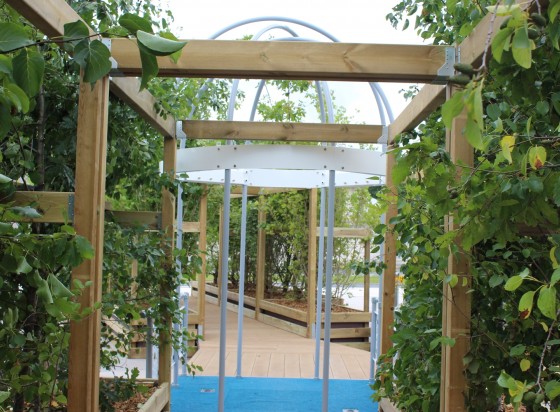 Kiosque anti ilot de chaleur urbain