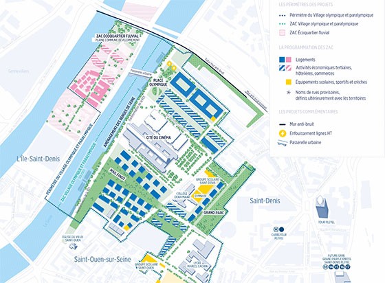 Villages des athlètes Paris 2024